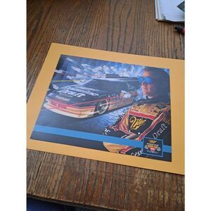 Vintage Rusty Wallace 8x10 Driver Card Miller Genuine Draft MGD #27 Spec Nascar